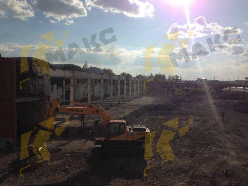 Демонтаж здания кристаллизации ЗАО РОЗНХП в Рязани и Туле фото