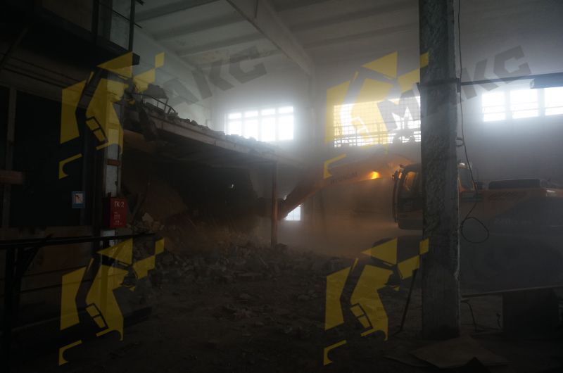 Демонтаж перекрытий второго этажа, кирпичных перегородок в Рязани и Туле фото