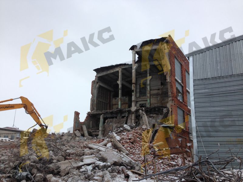 Демонтаж здания кристаллизации ООО «Тангстоун» в Рязани и Туле фото
